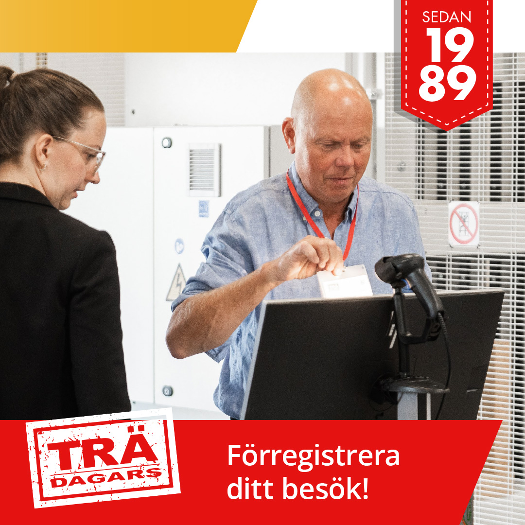 Banner med bild och text om förregistreringen